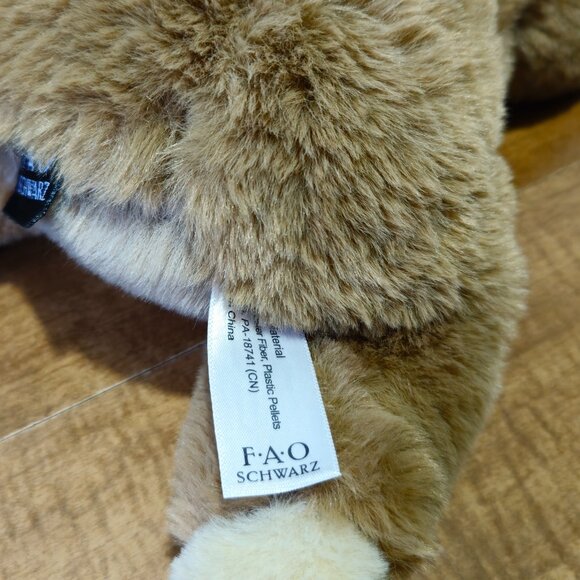 Fao Schwarz Plush Sloth Adopt A Pets 15 in - Picture 7 of 12